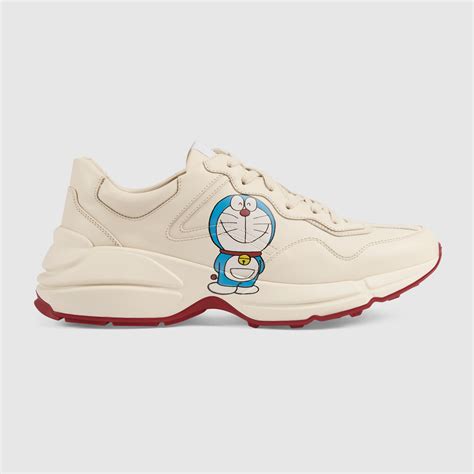 doraemon gucci shoes|gucci doraemon rhyton white.